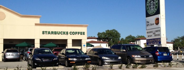 Starbucks is one of AT&T Spotlight on Tampa Bay, FL.