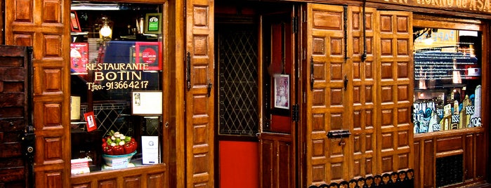 Botín is one of Dieter's favourite spots in Madrid.