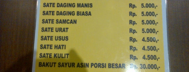 Sate Pasar Lama Tangerang is one of Hendra'nın Beğendiği Mekanlar.