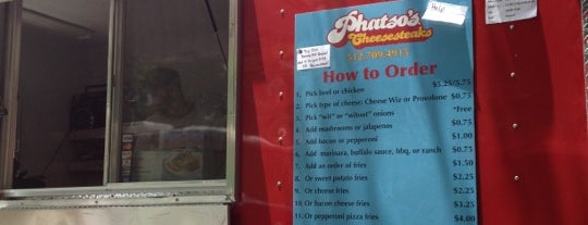 Phatso's Cheesesteaks is one of Austin Food Truck/Trailer Lunch Spots.