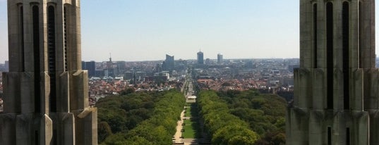 Basilique national du Sacré-Cœur de Koekelberg is one of My top 10 panoramic views of Brussels.