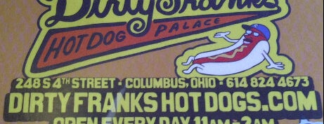 Dirty Frank's Hot Dog Palace is one of Best places in Columbus, OH.