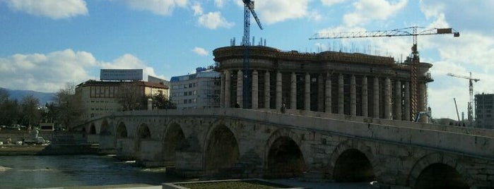 Stone Bridge is one of Skopje #4sqCities.