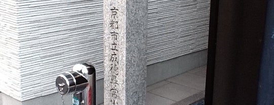 京都市立成徳尋常小学校跡 is one of 史跡・石碑・駒札/洛中南 - Historic relics in Central Kyoto 2.