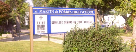 St. Martin de Porres High School is one of Tempat yang Disukai Mike.