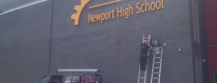 Newport High School is one of Work.