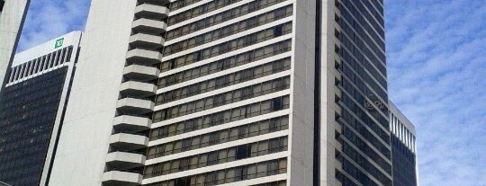 Hyatt Regency Vancouver is one of Tempat yang Disukai Timothy John.