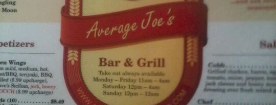 Average Joe's is one of Locais curtidos por Robbie.
