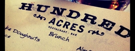 Hundred Acres is one of Planning for my trip to NYC.