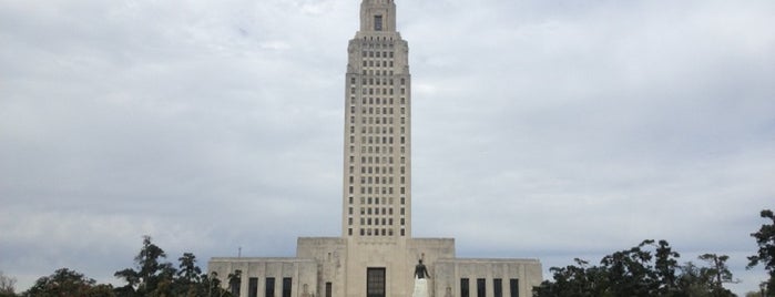 Louisiana State Capitol is one of The Crowe Footsteps.