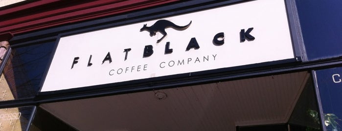 Flat Black Coffee Lower Mills Cafe is one of Tempat yang Disukai Erin.