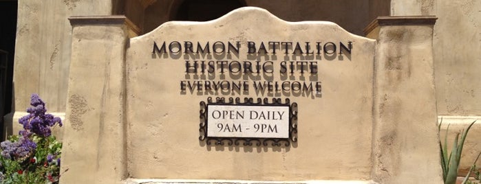 Mormon Battalion Historic Site is one of Orte, die Matthew gefallen.