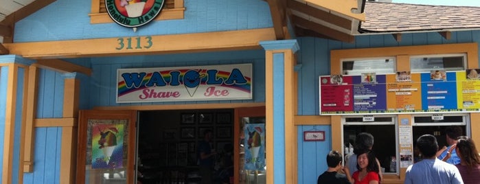 Waiola Shave Ice is one of Real World Oahu fav's.