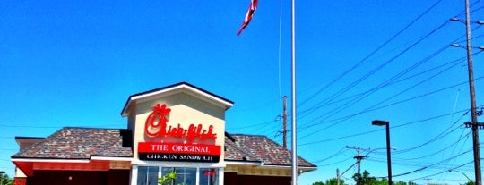 Chick-fil-A is one of Stef : понравившиеся места.