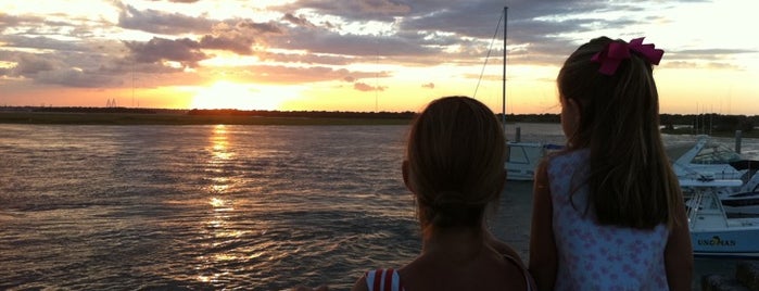 The Boathouse at Breach Inlet is one of Best Locations for Sunsets.