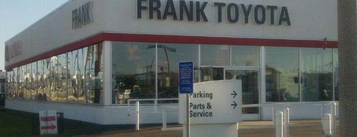 Frank Toyota is one of Julio’s Liked Places.