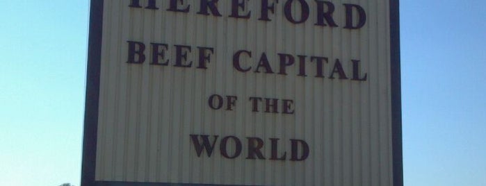 Hereford, Texas is one of another list.