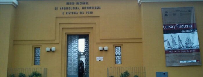 Museo Nacional de Arqueología, Antropología e Historia del Perú is one of Western Lima.