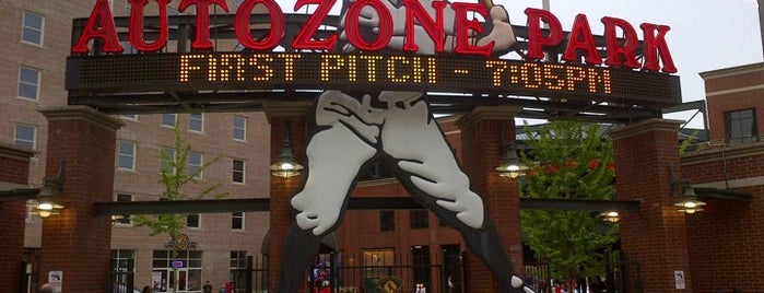 AutoZone Park is one of Memphis in May Destinations.
