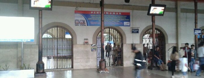 Stasiun Jatinegara is one of Jakarta. Indonesia.