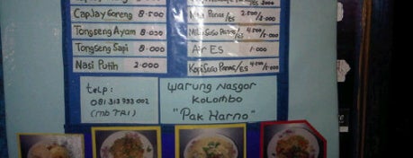 Warung Pak Harno is one of tempat makan joss.