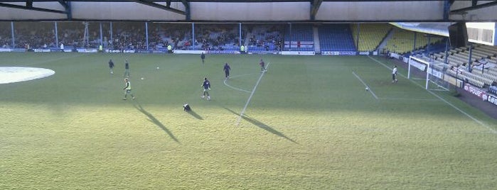 Roots Hall is one of Football grounds visited.