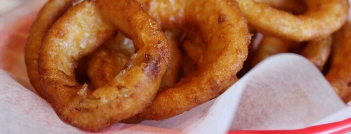 Deb's Spare Time Bar & Grill is one of The Good Onion Rings.