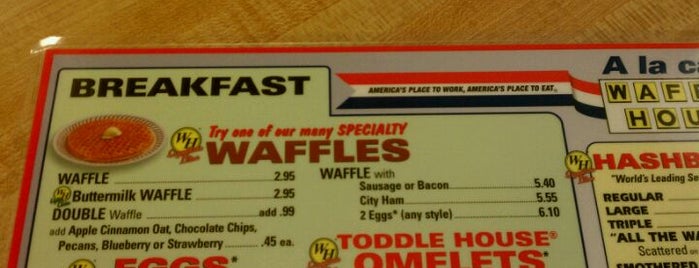 Waffle House is one of Must-visit Food in the Pan Handle area.