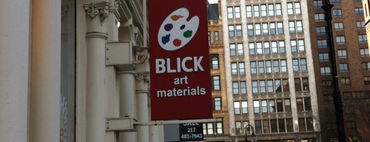 Blick Art Materials is one of ny.