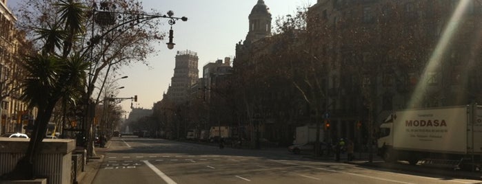 Passeig de Gràcia is one of Barcelona and Sensation White.