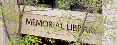 Memorial Library is one of Bdgdb,vnl,rt,bcky,od,dbfetc..