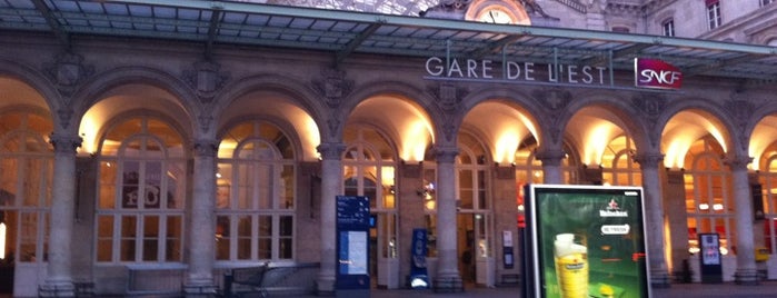 Paris Est Railway Station is one of Train Stations Visited.