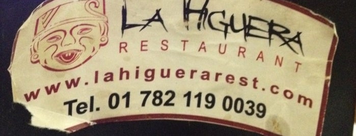 Restaurant La Higuera is one of Tempat yang Disukai BrendaBere.