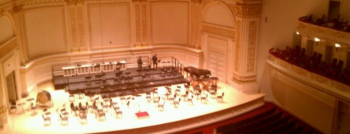 Carnegie Hall is one of Pretend I'm a tourist...NYC.