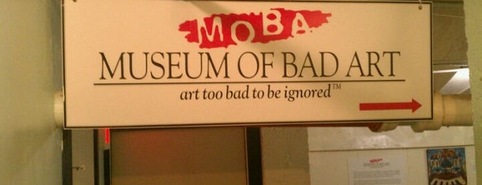 Museum of Bad Art is one of Boston Area Art Museums.