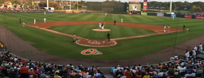 Ed Smith Stadium is one of Grapefruit League.