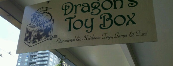 Dragon's Toy Box is one of The Seattle Geek Trail.
