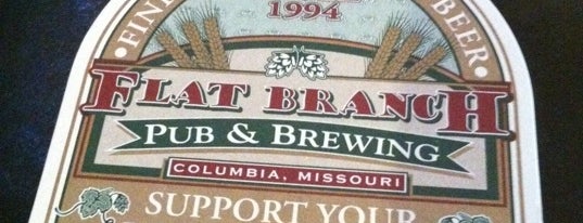 Flat Branch Pub & Brewing is one of Dining: Local Columbia Traditions.