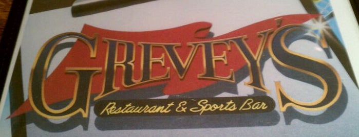 Grevey's Restaurant and Bar is one of สถานที่ที่ Trevor ถูกใจ.
