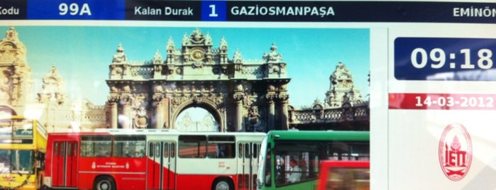 99A Gaziosmanpaşa - Eminönü is one of İETT Avrupa Yakası Otobüs Hatları 2.
