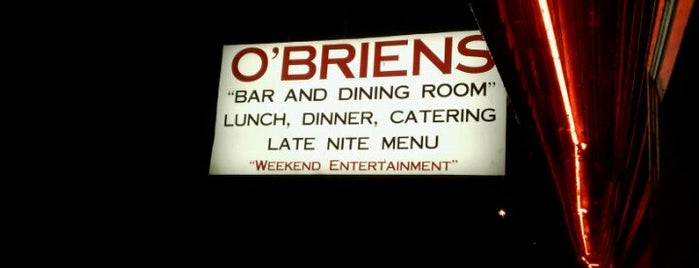 O'Brien's Restaurant & Bar is one of Bars & Pubs.