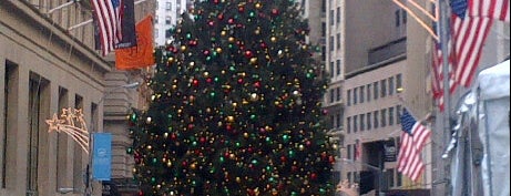 NYSE Christmas Tree is one of Holiday Must-Sees in NYC.