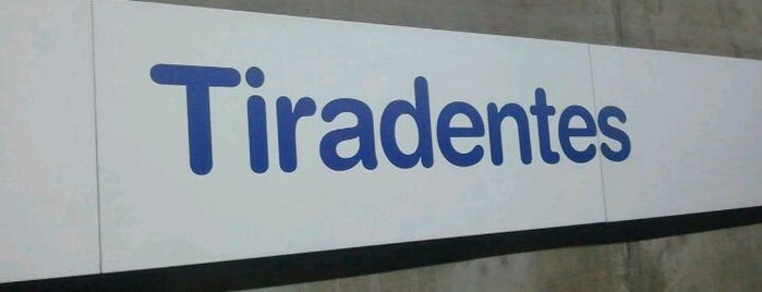 Estação Tiradentes (Metrô) is one of Trem e Metrô.