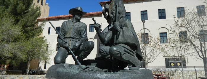 Traders Statue is one of NMSU Campus Tour.