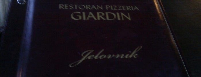 Restoran "Giardin" is one of Orte, die Natalia gefallen.