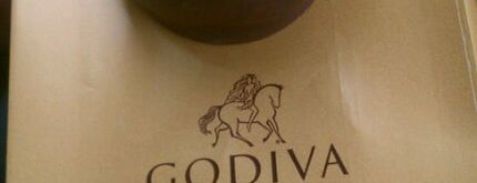 Godiva Chocolatier is one of Orte, die Thomas gefallen.