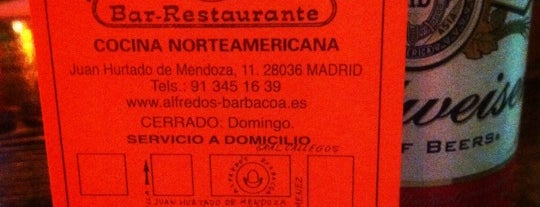Alfredo's Barbacoa is one of Hamburguesas Madrid.