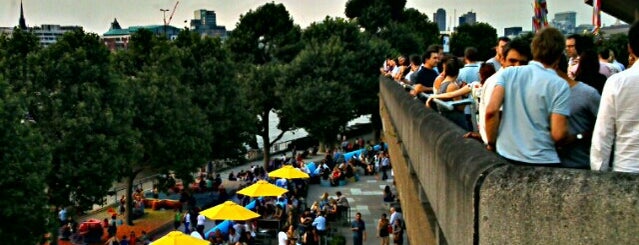 Queen Elizabeth Hall Roof Garden is one of London Drinks & Food with a View.