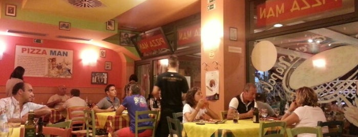 Pizza Man is one of Lugares favoritos de Valentina.