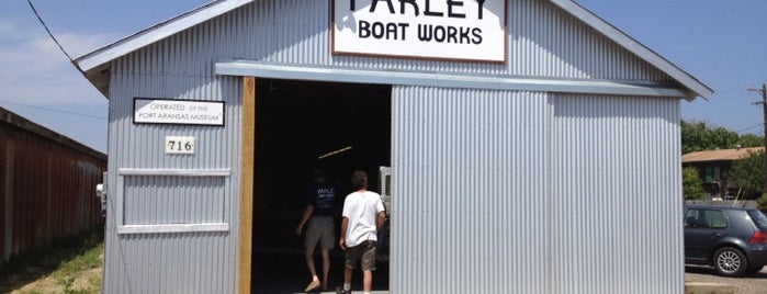 Farley Boat Works is one of Port Aransas Picks.